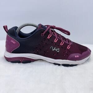 Ryka Vivid Women’s Purple Pink Navy Running Sneakers Size 9